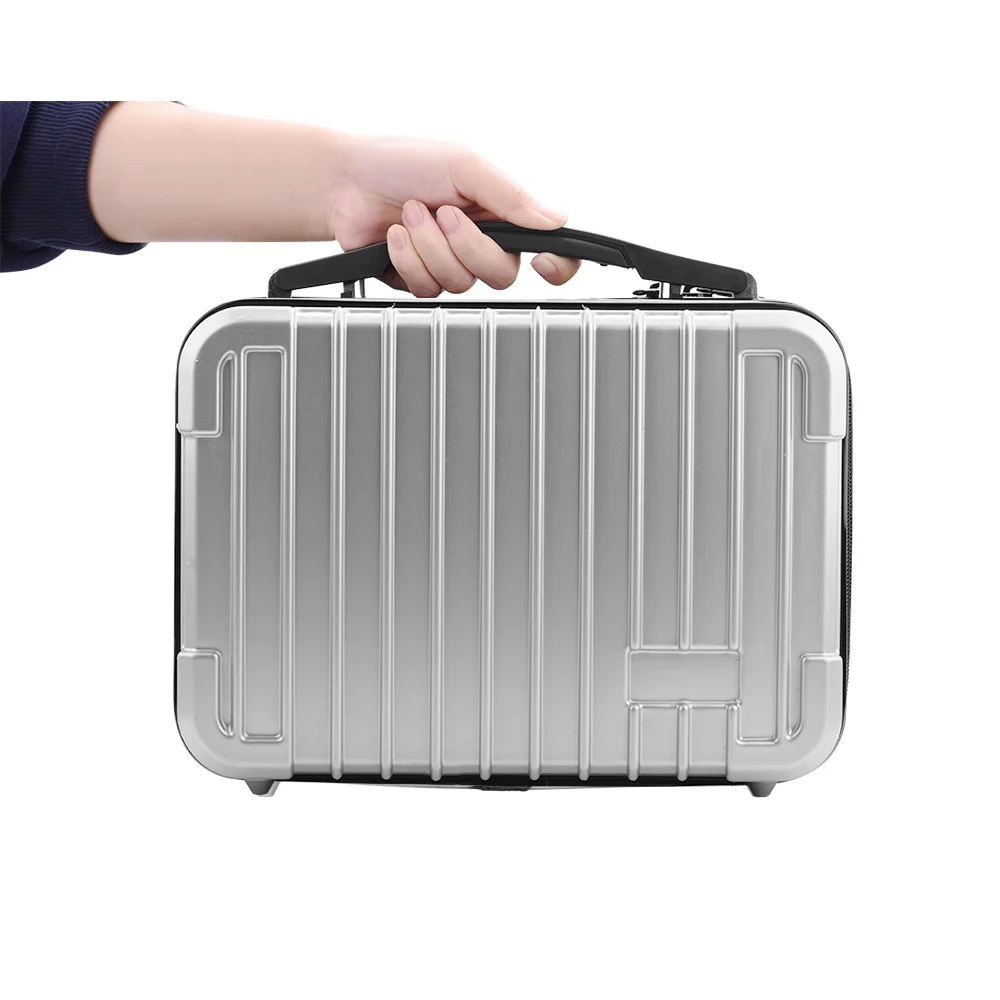 Hand box silver Чехол для переноски для DJI Mavic Mini Drone Сумочка для хранения противоударный портативный жесткий футляр водонепроницаемый сумка на плечо аксессуар - Цвет: Hand box silver