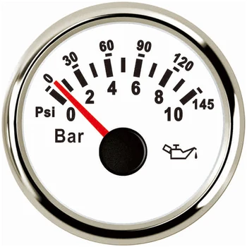 

Modified Pressure Gauge Oil Pressure Gauge Oil Pressure Gauge 10bar Oil Pressure Sensor Vehicle Machinery 12V24V Universal