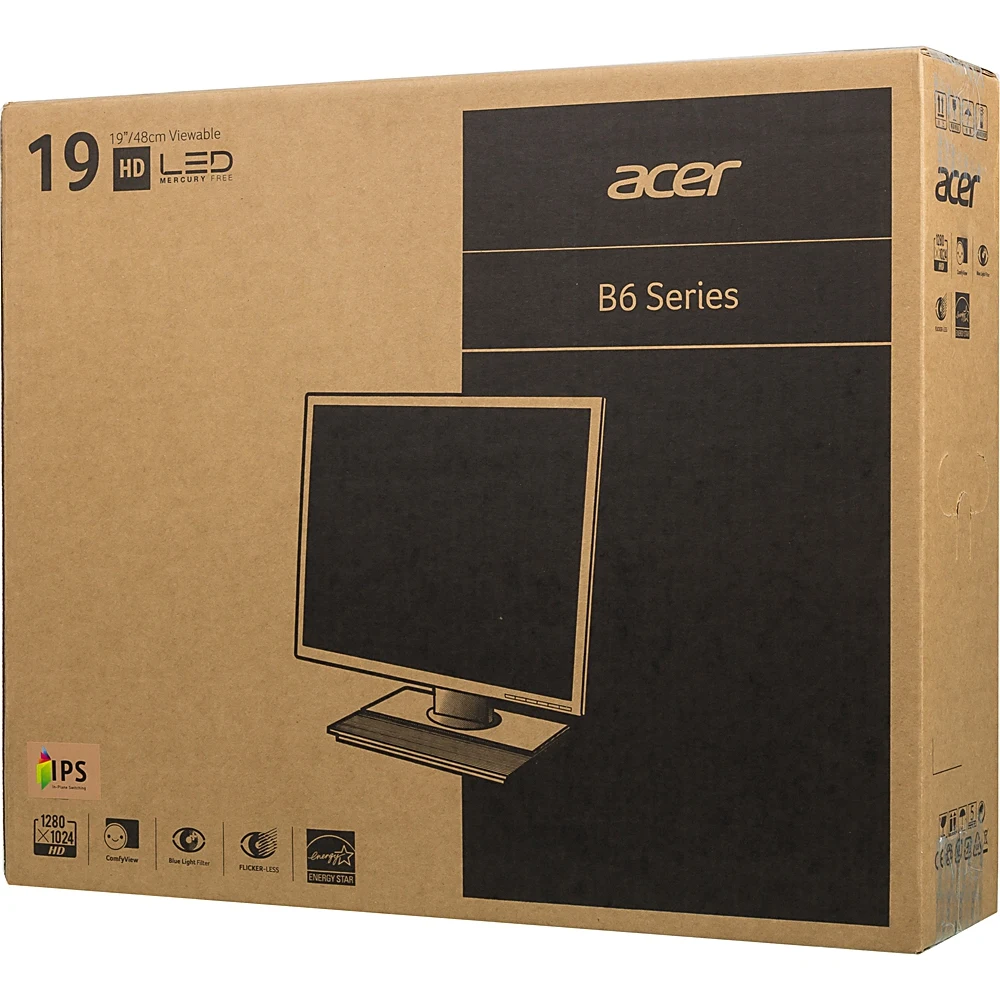 Монитор Acer 19" V196LBb черный IPS LED 5ms 5:4 Mat 250cd