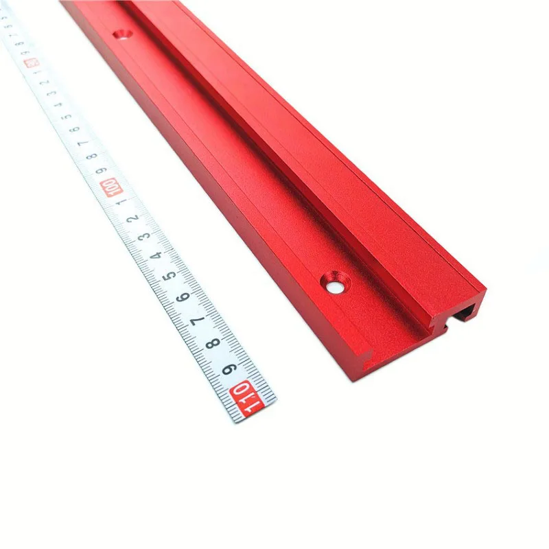 40CM Model 45 Chute Aluminium alloy T-tracks Woodworking Standard Miter Track Stop Woodworking Tool for Woodworking workbench