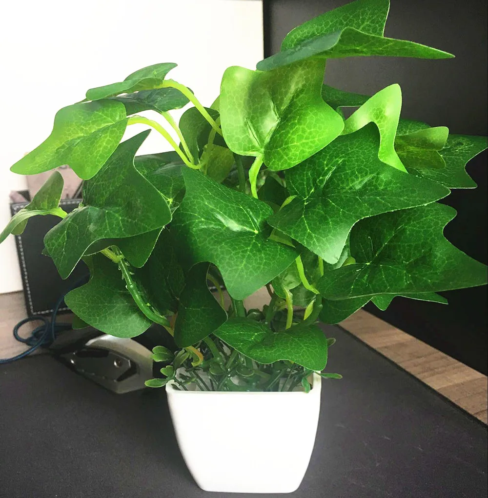 Artificial Plant Potted Table Display Mini Decoration Fake Plant Bonsai Home Living Room Indoor Green Planting Decoration