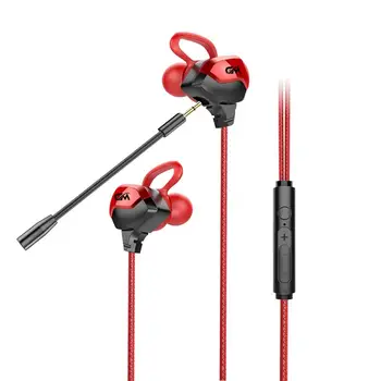 

2020 Wired Earphone G3000 Wired Dynamic Headphone 3.5mm In-ear Gaming Earphone with Mic for Phone/PC
