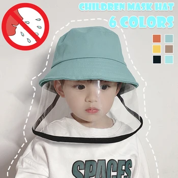 

Kids Protection Mask Anti-Droplet infection Supplies Anti Droplet Dust-proof Protect Full Face Covering Visor Shield Transparent