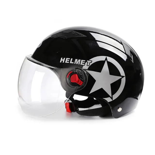 US $12.06 Motorcycle Helmet Scooter Bike Open Face Half Baseball Cap AntiUV Safety Hard Hat Motocross Helmet