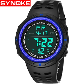 

SYNOKE Male Clock Explosions Electronic Watch Men's Personality Students Fashion Outdoor Sports Electronic Watch Waterproof
