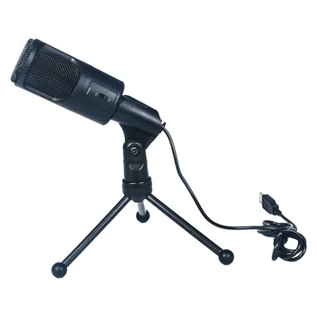

For Computer Metal Gaming With Stand Studio Recording Live Streaming USB Microphone Home Cardioid Condenser KTV Easy Install