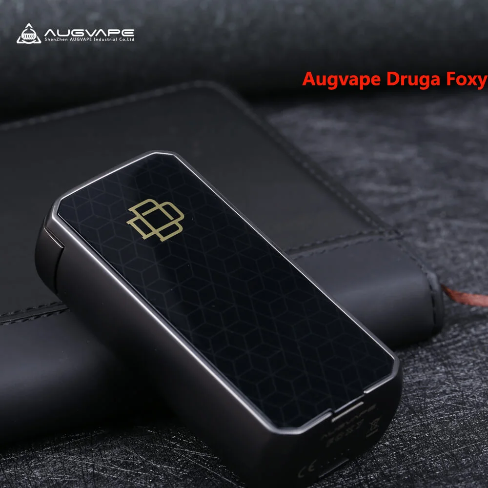 Original Augvape Druga Foxy Box Mod 150W Powered by 18650 batteries 510 Thread Electronic Cigarette Mod Original Augvape Druga Foxy Box Mod 150W Powered by 18650 batteries 510 Thread Electronic Cigarette Mod