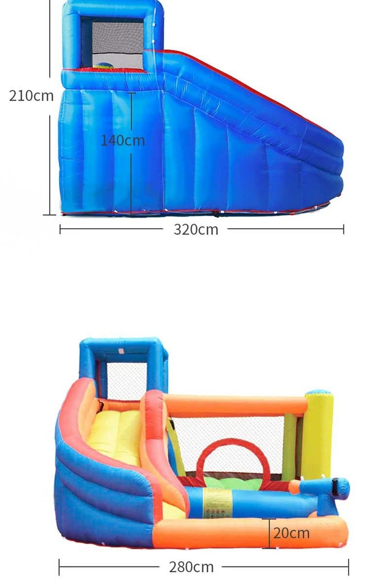 Water slide with cannon (7)