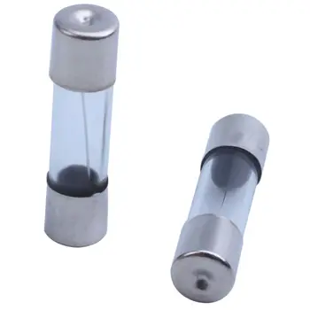 

100 Pcs 250V 6.3A F6.3AL Quick Fast Blow Glass Tube Fuses 5 x 20mm