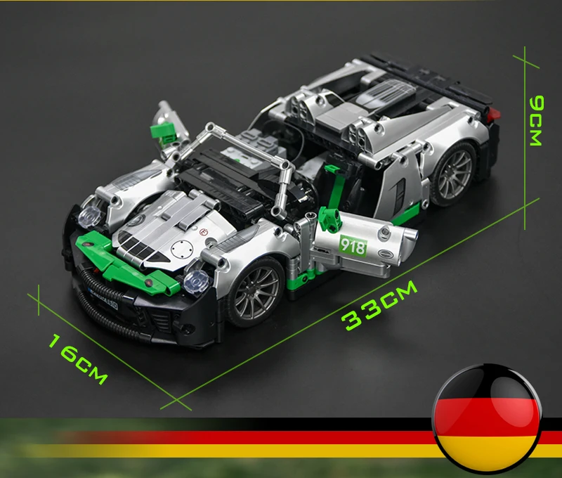 Compatible avec LEGO Technic Porsche Spyder