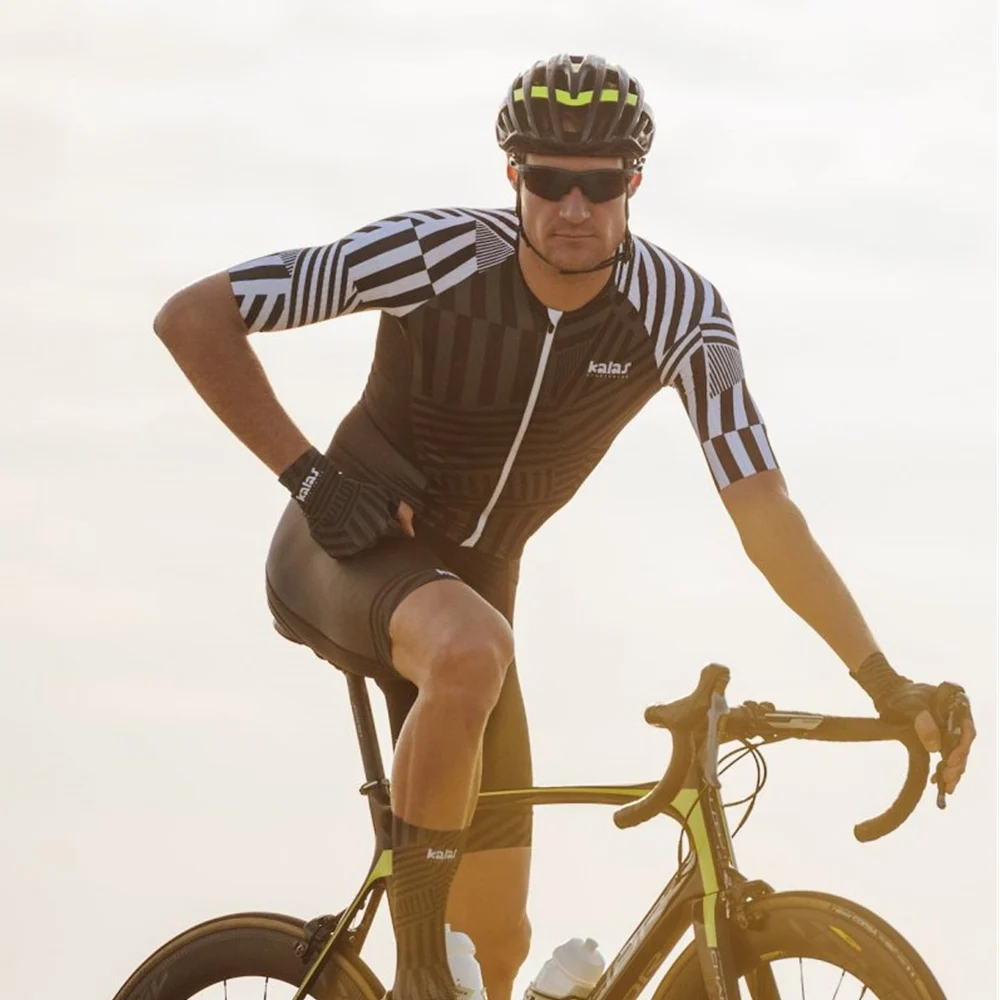 

KALAS usa cycling clubs men short sleeve skinsuit pro team bicycle clothing ropa ciclismo mtb apparel gel pad cycliste kits