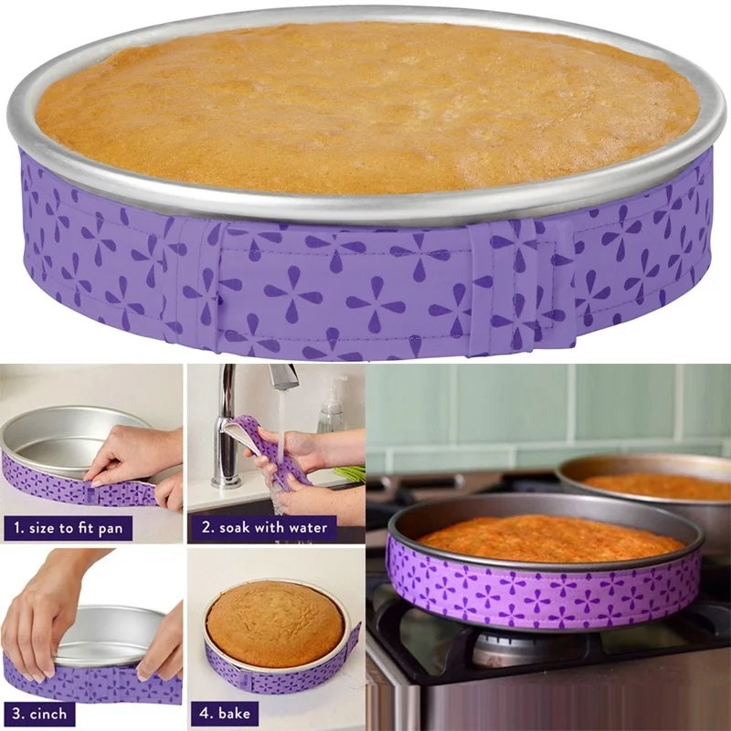 

Baking Cake Mold Baking Sheet Protect Banding Cloth Pan Deformation Sugarcraft Cake Decorating Tools