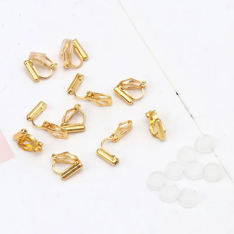 1 Pair DIY Clip-on Earring Converters Jewelry Findings for None Pierced  Ears Dropshipping