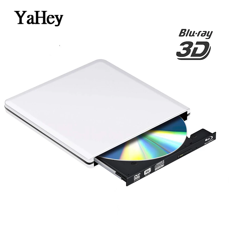 USB 3,0 Blu-Ray привод компьютер внешний DVD привод BD-ROM Bluray плеер BD/DVD/CD-RW записывающее устройство для ноутбуков - Цвет: blu ray