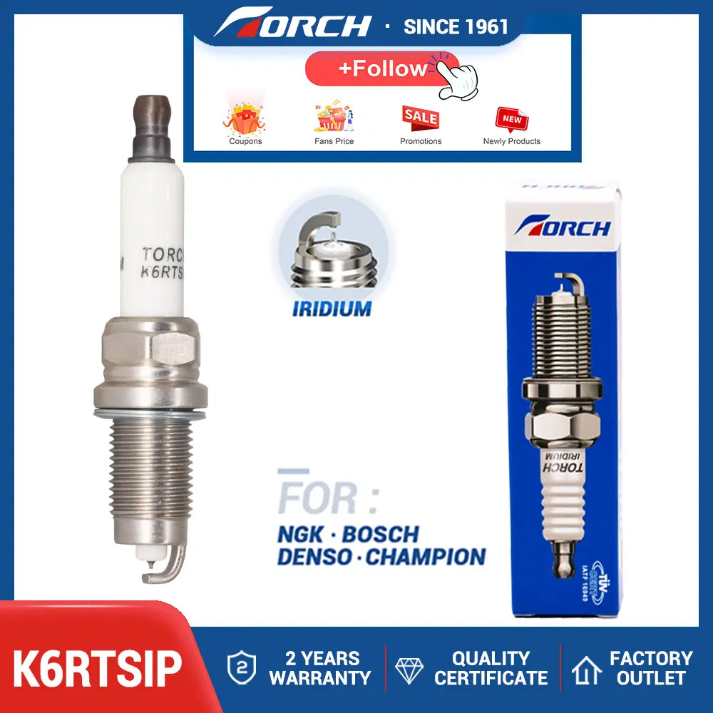 

Hot Sale High Quality Auto Spark Parts Torch Iridium PLATINUM Spark Plug Torch K6RTSIP Ignition System
