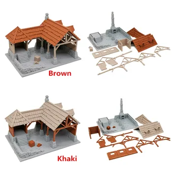 

N Scale 3D Printed Building Model Parts Train Railway Model Scene Decoration