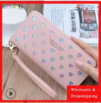 

New Version Multifunctional Small Change Wallet Folding Leather Short Wallet