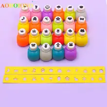 Забавная печать мини печать бумаги цветок резак Искусство ремесло игрушка Удар DIY для перфорации бумаги Резак Скрапбукинг Пробойники DIY игрушка для ребенка