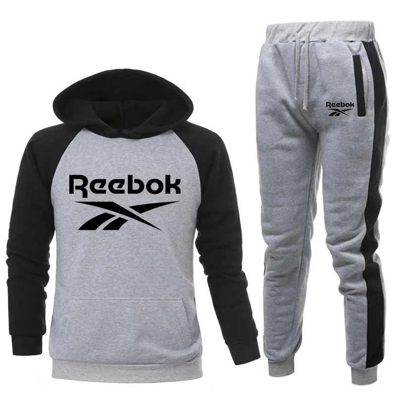 

Tracksuit men Fashion Men Hoodies Suits Brand Tracksuit Men/Women Sweatshirts+Sweatpants Autumn Winter Fleece Hooded Pullover