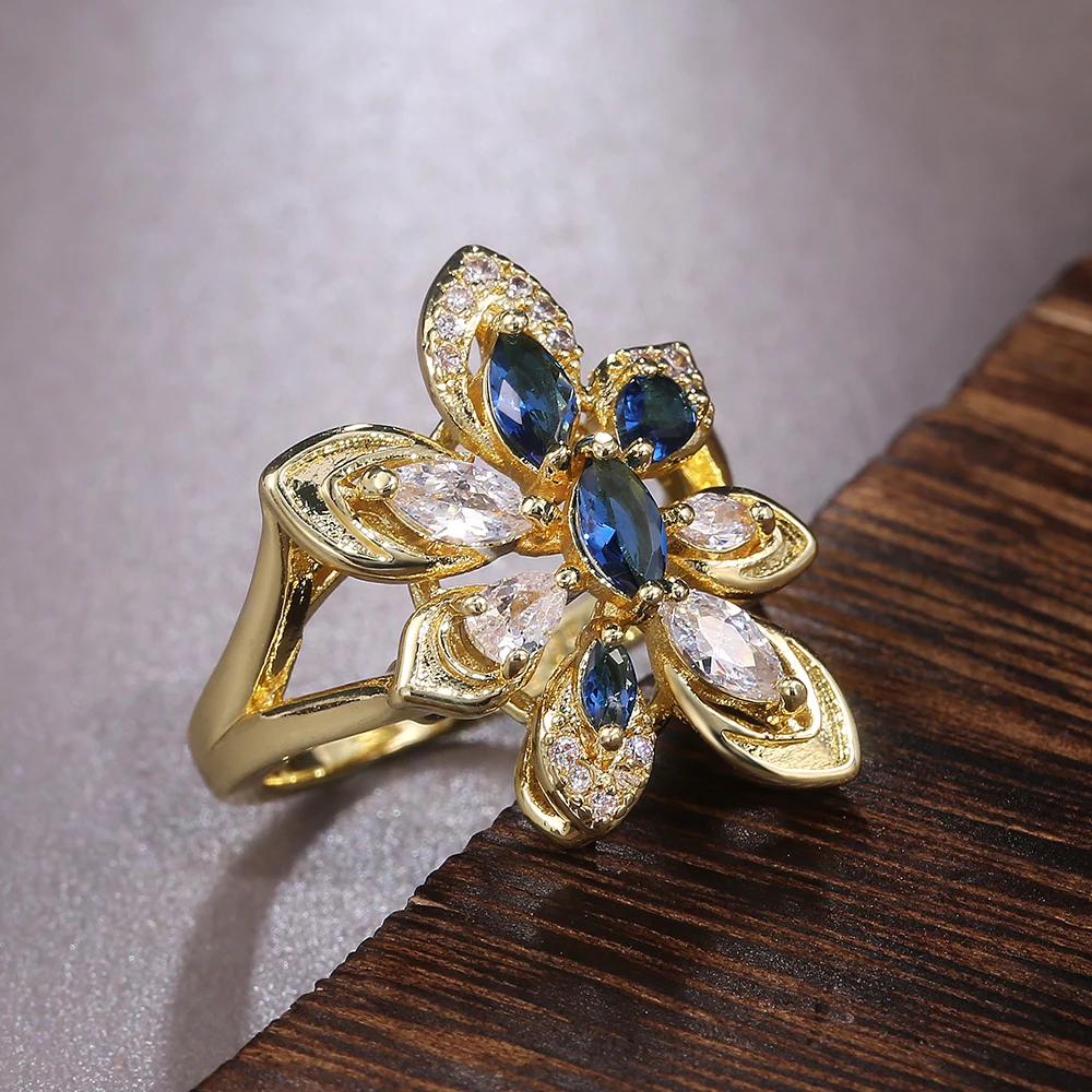 LATEST DESIGNER FLORAL GOLD RINGS BY BLUESTONE || LIFESTYLE | Diamond  wedding jewelry, Gold ring designs, Gold rings