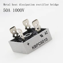 2PCS/LOT Bridge Rectifier Diode KBPC5010 50A 1000V Single Phase Bridge Rectifier Original Integrated Circuit