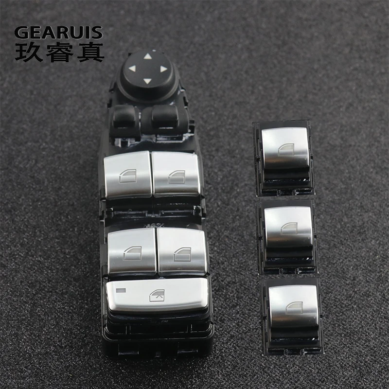 

Car Styling Door Armrest panel Covers Stickers Button for BMW 3 4 5 6 Serise F10 F18 F07 5gt F30 F32 X3 F25 X4 F26 X5 F15 X6 F16
