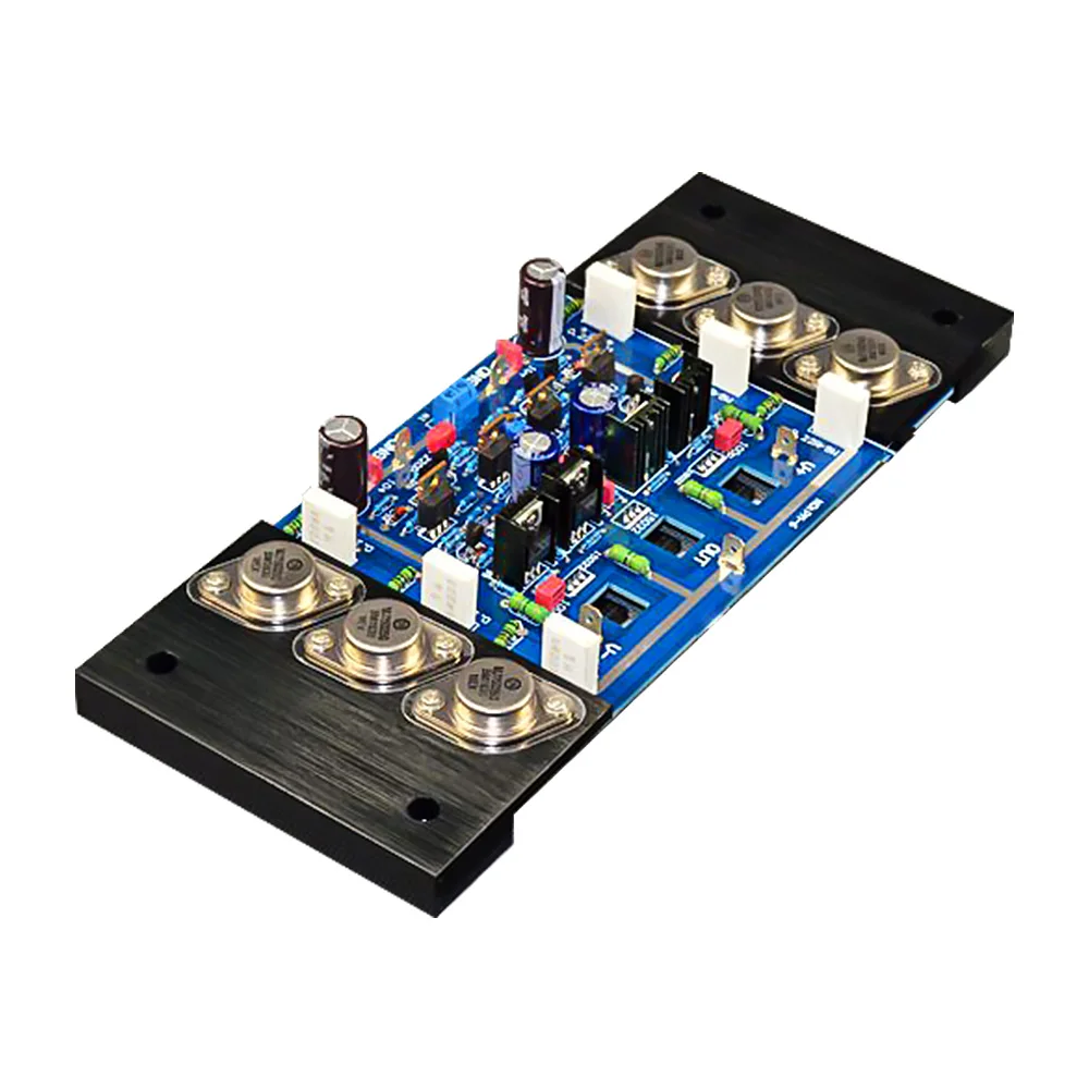 AIYIMA LM334 ON15024 15025 MJE15032 15033 KSA100 Mono Channel Hifi 300W High Power Amplifier Board Adjustable Class A Amp Board 2020 breeze audio new hifi 2 0 class d full digital amplifier tpa3255 high power 300w 2 4ohm bluetooth 5 0 optional