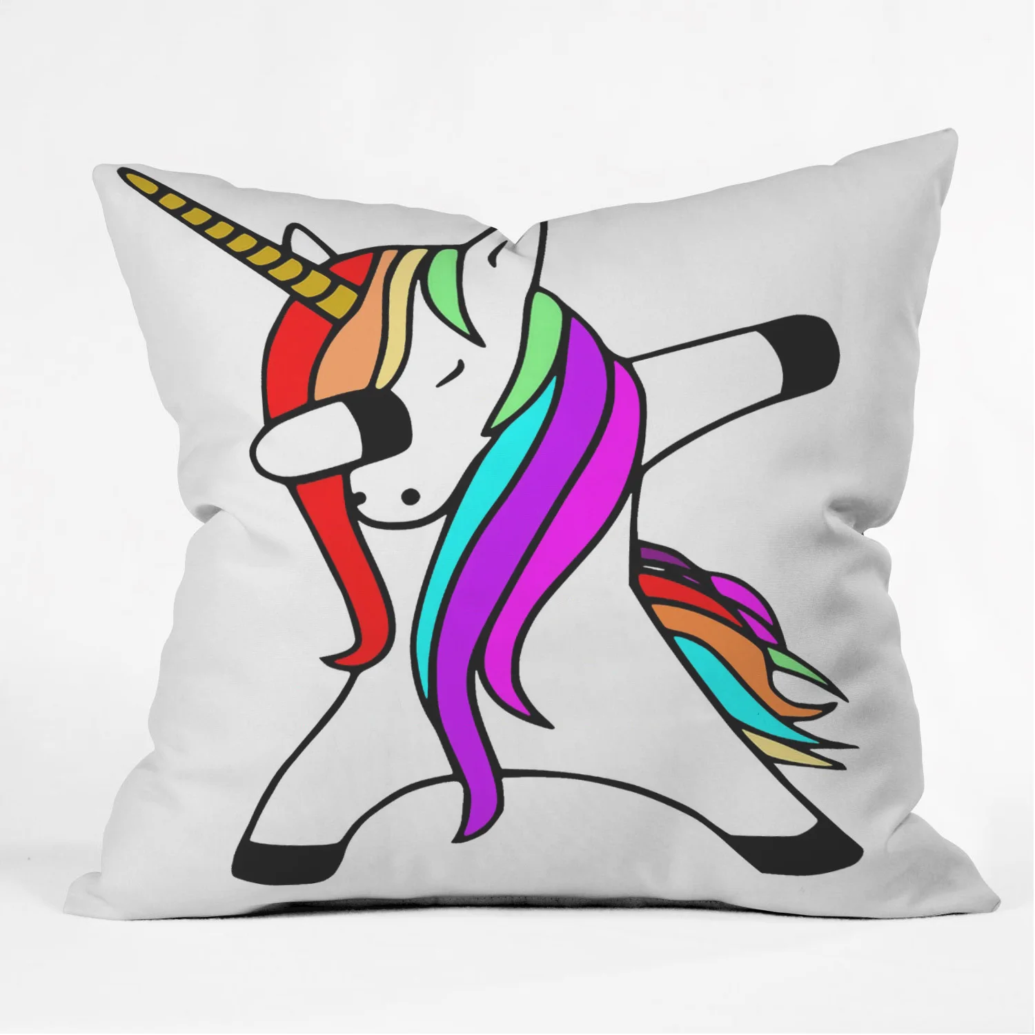 rainbow unicorn pillow