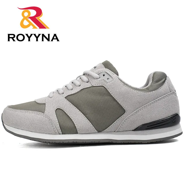 ROYYNA/Новинка года; дизайнерская обувь на танкетке; женская и мужская повседневная обувь; вулканизированные женские кроссовки на платформе; обувь; Zapatos De Mujer - Цвет: Light gray