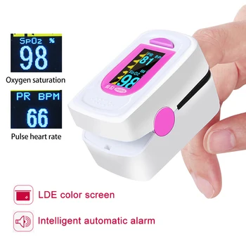 

Cofoe Medical Grade Fingertip Pulse Oximeter SPO2 PR Blood Oxygen Saturation Monitor Portable Household Heart Rate Oximeter