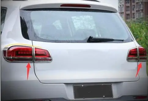 2013- для Volkswagen tiguan Задняя рама специальный задний фонарь декоративная палка Яркие полоски с модифицированными аксессуарами