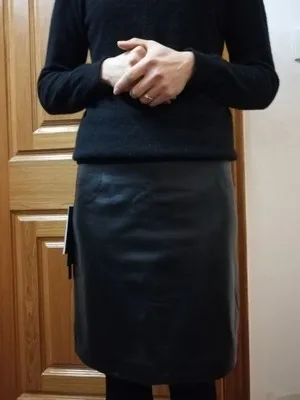 Женская юбка из натуральной овчины K101