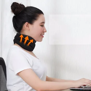 

Neck Soft Support Air Brace Relief Pain Health Care Posture Correct Collar Therapy Neck Massager Torticollis Correction Device