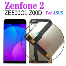 Ensemble écran tactile LCD de remplacement, 5.0 pouces, avec châssis, pour Asus Zenfone 2, ZE500CL Z00D=