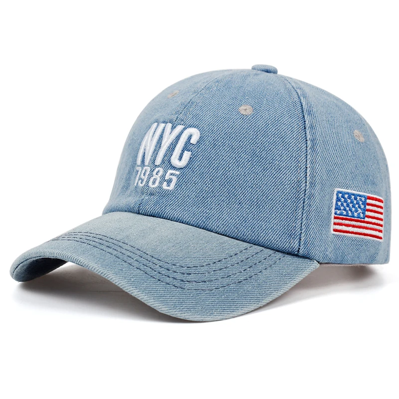 Новинка! Бейсболки с вышивкой, модные уличные кепки для мужчин и женщин, дикие ковбойские шапки, Повседневная Кепка