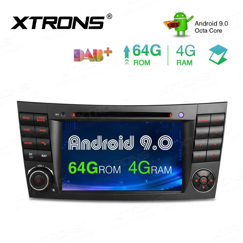 Flash Deal 7" Android 9.0 4G+64G Car DVD Multimedia GPS Radio for Mercedes-Benz CLS-Class W219 2005-2006 (CLS-350/CLS-500/CLS-55 AMG) 1