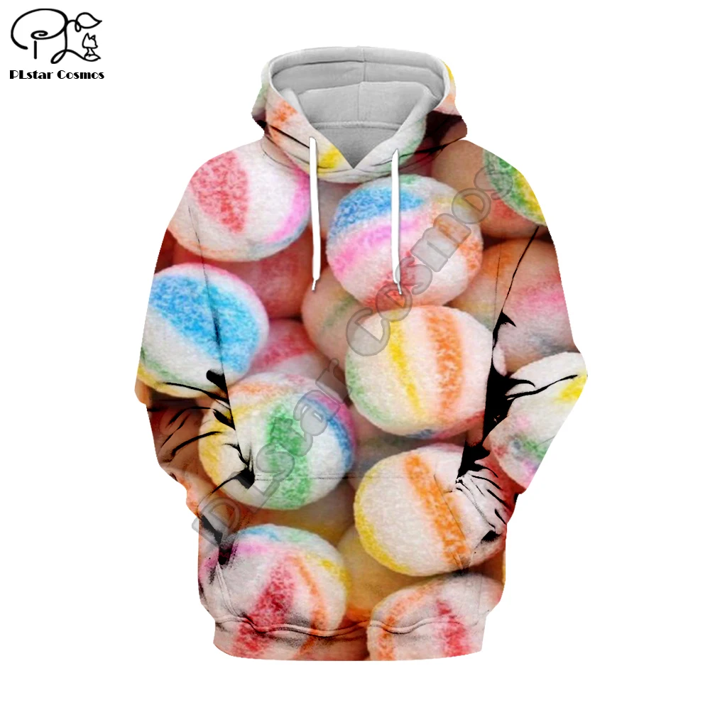 

PLstar Cosmos Funny Candy Cartoon colorful Harajuku Tracksuit Casual 3D full Print Hoodie/Sweatshirt/Jacket/shirts Men Women S-1