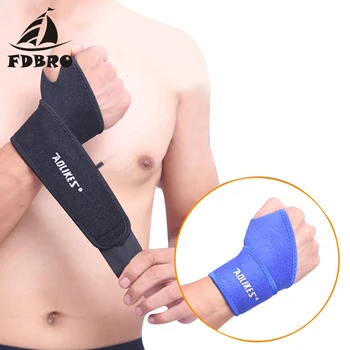 

FDBRO Wrist Brace Gym Wrist Band Sports Wristband New Wrist Support Splint Fractures Carpal Tunnel Wristbands for Fitness 1PCS