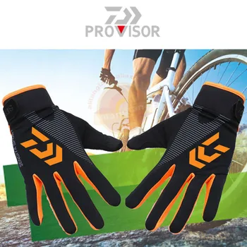 

2020 Daiwa Winter Warm Fishing Gloves Cotton Full Fingers Winter Keep Warm Anti-slip Fishing Glove Outdoor Riding Hiking Sports