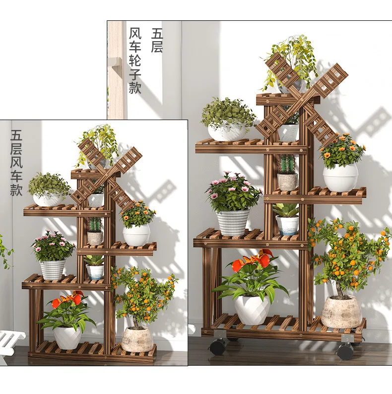 Винтажная деревянная подставка для растений, Балконный цветочный горшок, лестница, полка для улицы, садовая подставка, горшок для помещений, горшки для растений, домашний стеллаж для хранения, Декор