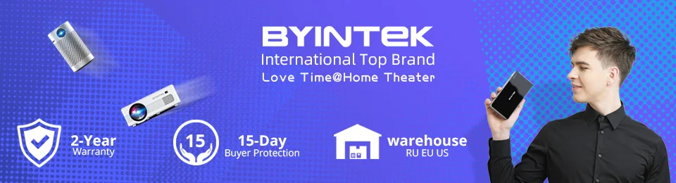 BYINTEK U50 Full HD 1080P lAsEr LED DLP Mini 3D 4K Android Smart 2 PC-01