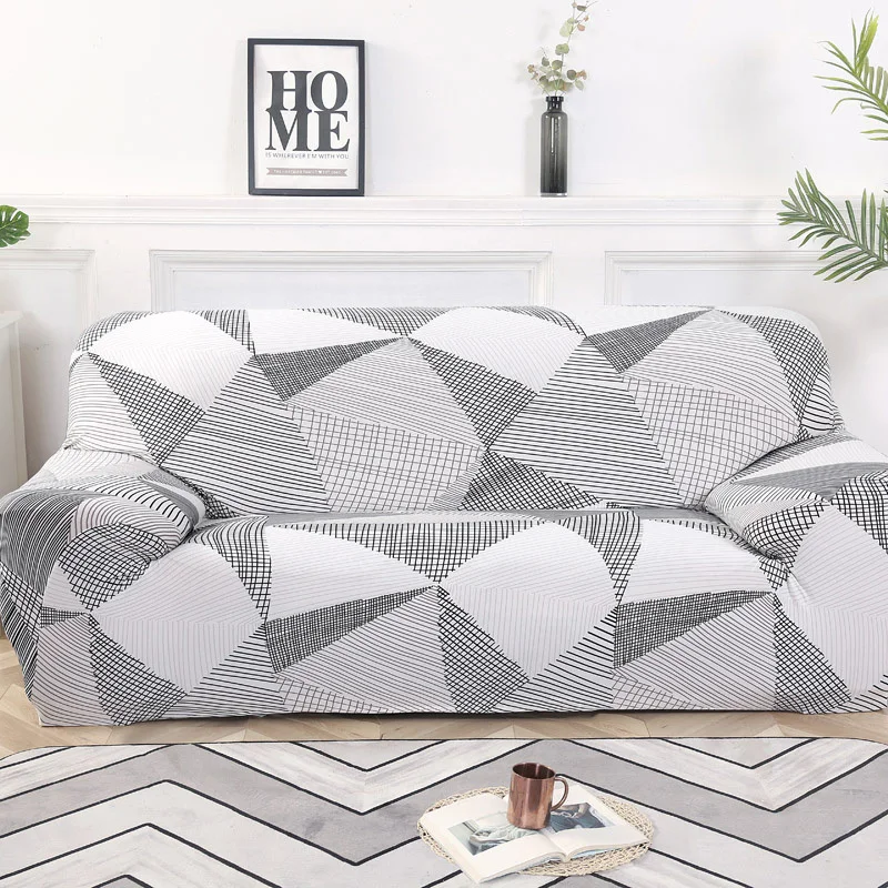 Sofa Cover Leaves Stretchable Elastic Sofa Cover Modern Cover Armchairs Living SA47001