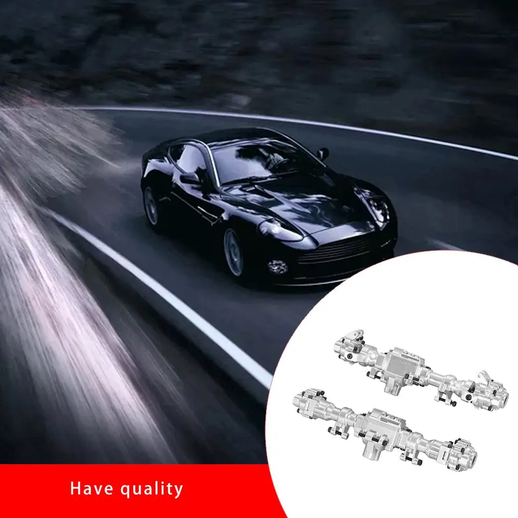 

CNC Metal Alloy Front Rear Axle Housing Cover Assembly For 1/10 RC Crawler Car TRX4 RC Car Upgrade Parts