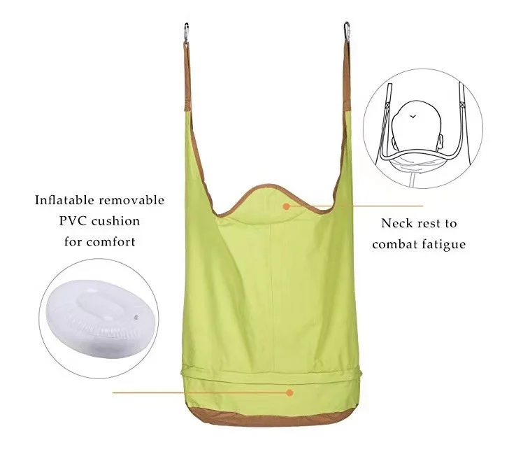 2022 New Arrival  Cartoon Zoo Pattern Outdoor Children Hammock  Furniture Swing Chair Indoor Hanging Seat Child Swing Seat