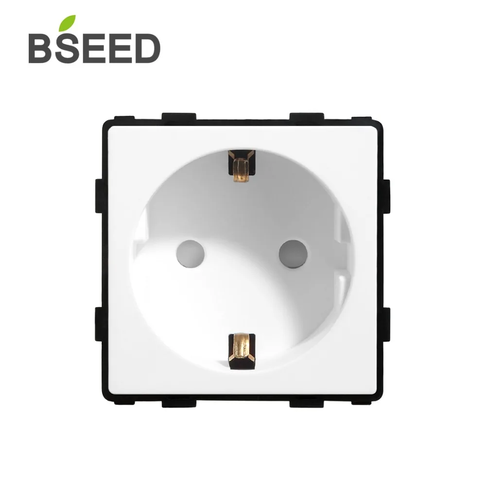 EU standard Socket DIY Parts White Plastic Materials For USB EU Wall Socket Inse