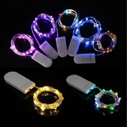8Pack 1M 2M 3M 5M Battery Operated LED Copper Wire String Lights for Party Wedding Christmas Decoration