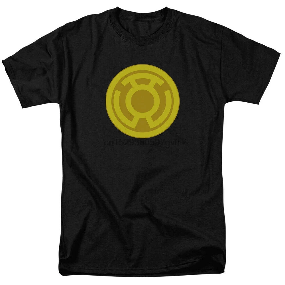 Зеленый Фонари Sinestro корпуса желтый символ Лицензия взрослая футболка | Мужская