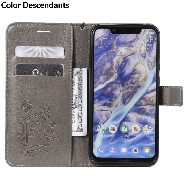 Nokia 7 1 Plus чехол X7 2018 Флип кожаный для телефона TA 1104 1113 1115 1117 6 18|Бамперы| |