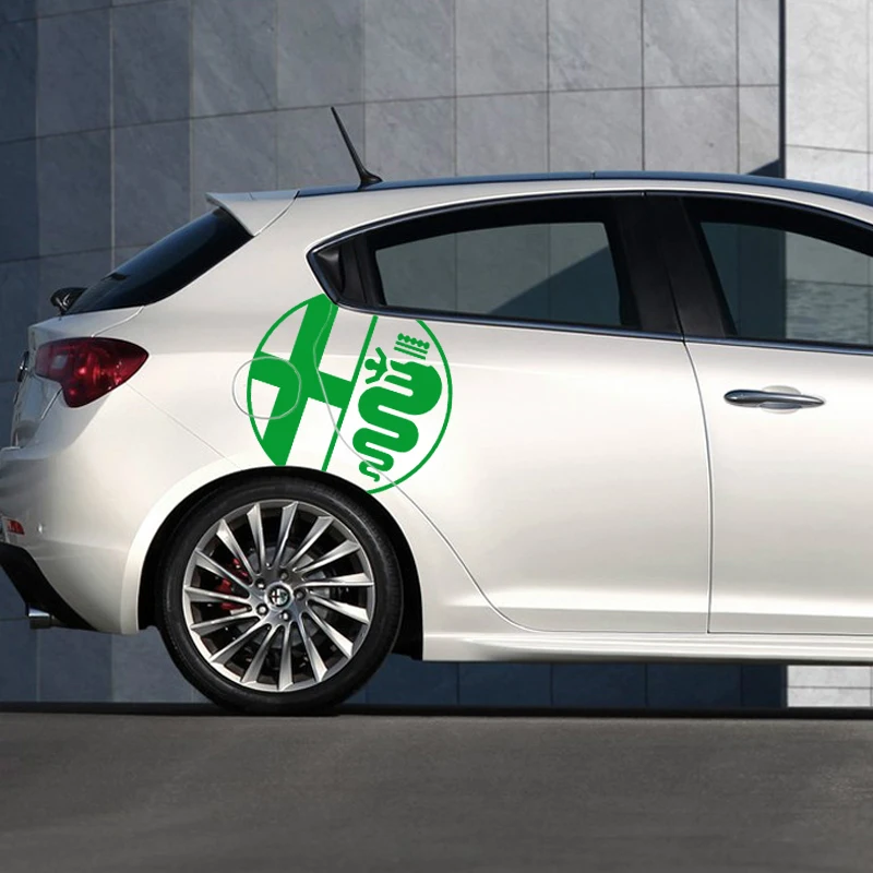 2 шт. наклейки на боковые двери автомобиля виниловая пленка для Alfa Romeo MiTo Giulia Giulietta