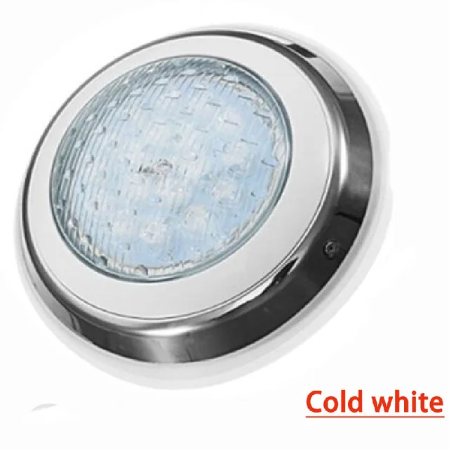 Cold white 12 Вт 15 Вт 18 Вт светодиодный свет для бассейна IP68 Водонепроницаемый AC/DC 12 В открытый подводный RGB фонарь пруд светодиодный Piscina лампа Luz - Испускаемый цвет: Cold white